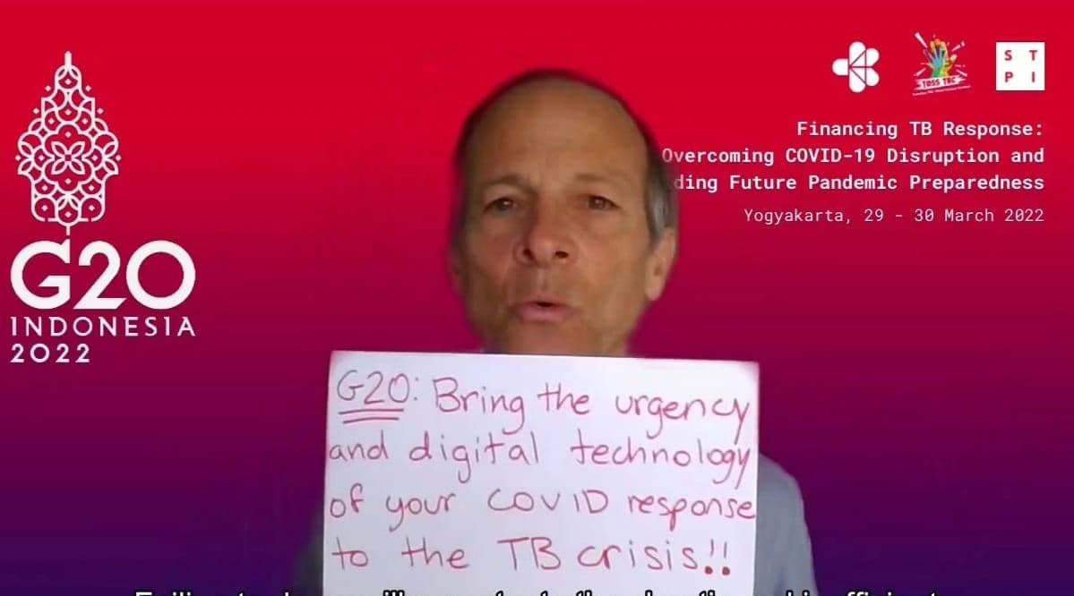 Image resource about Dr. Peter Small, Hyfe, Inc. Chief Medical Officer has Addressed the G20 meeting in Indonesia on the critical impact of digital innovation in combating Tuberculosis}
